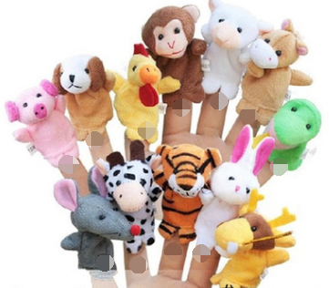 12 Animal Finger puppets - Fun Gifts & More