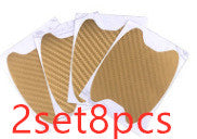 4pcs Set Of Door Stickers Carbon Fiber Scratch-resistant Car Handle Stickers - Fun Gifts & More