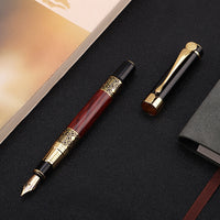 Wood grain fountain pen metal signature pen - Fun Gifts & More