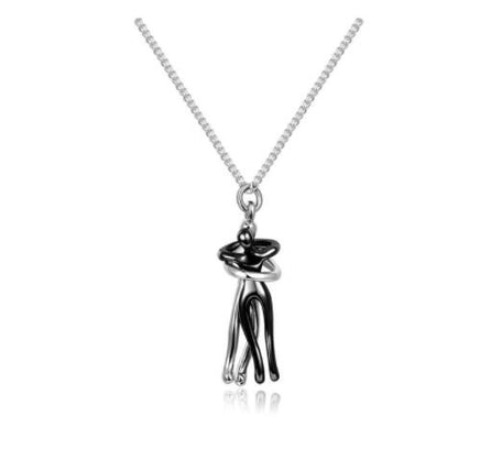 Love Hug Necklace Unisex Men Women Couple - Fun Gifts & More