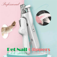 Pet Nail Clippers With LED Light Dogs Cat Nail Scissors Professional Trimmer Tool Care Grooming Supplies - Fun Gifts & More