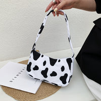 Women Handbag Butterfly Cow Leopard Printed Pattern Underarm Bags Small Shoulder Bag - Fun Gifts & More