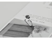 S925 Sterling Silver Rose Vintage Ring - Fun Gifts & More