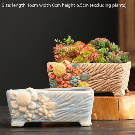 Large Succulent Flower Pot Ceramic - Fun Gifts & More