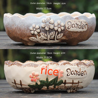 Large Succulent Flower Pot Ceramic - Fun Gifts & More