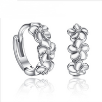 Sterling silver flower earrings - Fun Gifts & More