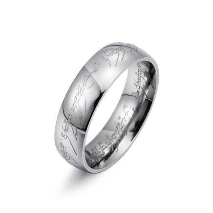 Titanium Steel Ring Men's Ring Ring - Fun Gifts & More