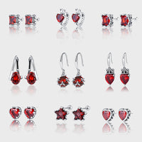 925 Sterling Silver Ins Vintage Exaggerated Earrings Female Earrings - Fun Gifts & More