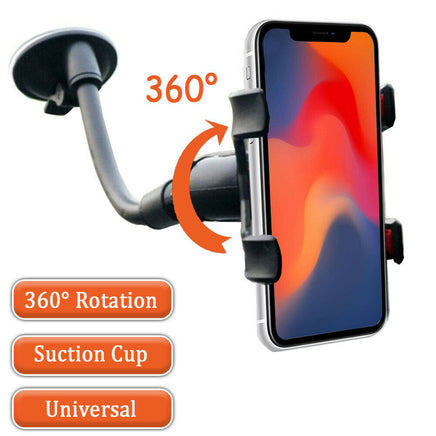 360 Car Rearview Mirror Rotation Adjustable Phone Holder Mount Multifunction - Fun Gifts & More