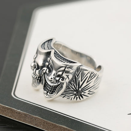 Thai Silver Trendy Silver Sterling Silver Retro Creative Ring - Fun Gifts & More