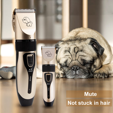 Rechargeable Dog Hair Trimmer USB Charging Electric Scissors Pet Hair Trimmer Animals Grooming Clippers Dog Hair Cut Machine - Fun Gifts & More