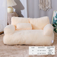 Soft Plush Cat Sofa Bed - Fun Gifts & More