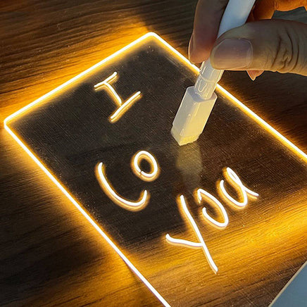 Creative Note Board Creative Led Night Light USB Message Board Holiday Light With Pen Gift For Children Girlfriend Decoration Night Lamp - Fun Gifts & More