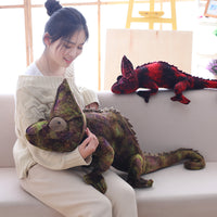 Simulation Reptiles Lizard Chameleon Plush Toys High Quality Personality Animal Doll Pillow For Kids Birthday Novelty Gifts - Fun Gifts & More