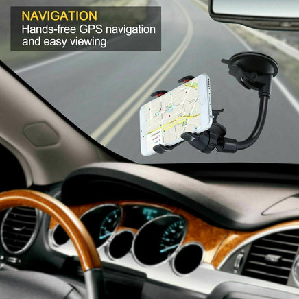 360 Car Rearview Mirror Rotation Adjustable Phone Holder Mount Multifunction - Fun Gifts & More