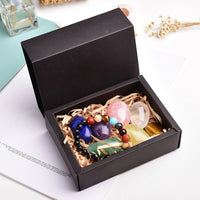 Rough polished bracelet exquisite gift box set - Fun Gifts & More