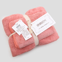 Coral velvet gift towel bath towel set - Fun Gifts & More