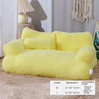 Soft Plush Cat Sofa Bed - Fun Gifts & More