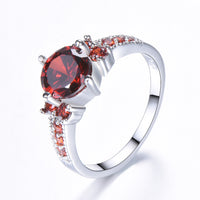 Ring Retro Female Japanese And Korean Purple Zircon Ring Diamond Ring - Fun Gifts & More