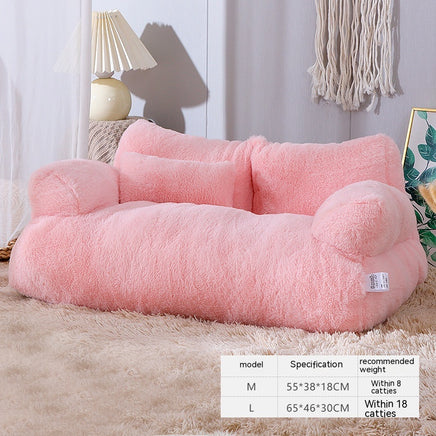 Soft Plush Cat Sofa Bed - Fun Gifts & More