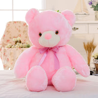 Creative Light Up LED Teddy Bear Stuffed Animals Plush Toy Colorful Glowing Christmas Gift For Kids Pillow - Fun Gifts & More