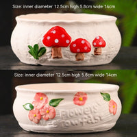 Large Succulent Flower Pot Ceramic - Fun Gifts & More