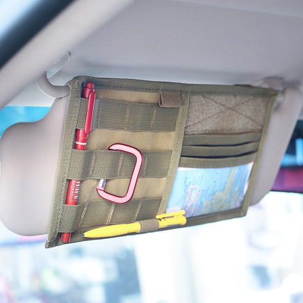 Car Sunshade Tactical Storage Bag Visor Panel Holder Car Auto Accessories - Fun Gifts & More