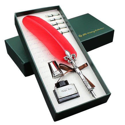 Household Simple Feather Pen Gift Set - Fun Gifts & More