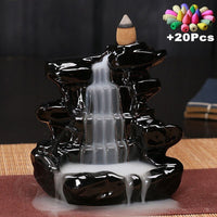 Black Ceramic Incense Burner - Fun Gifts & More