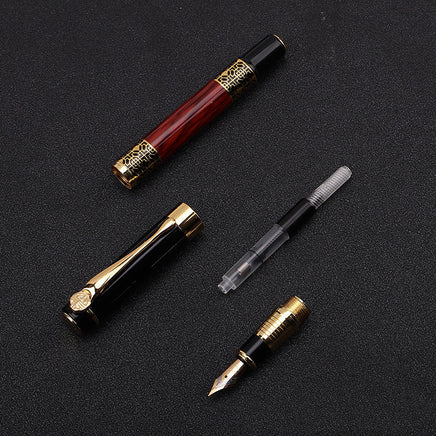 Wood grain fountain pen metal signature pen - Fun Gifts & More