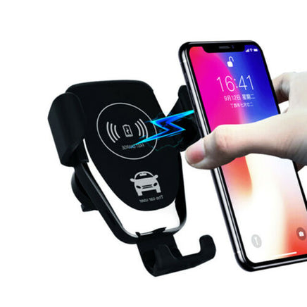 10W QI Wireless Fast Car Charger Mount Holder Stand Automatic Clamping Charging - Fun Gifts & More