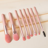 Travel Portable 8 Mini Makeup Brush Beauty Set - Fun Gifts & More