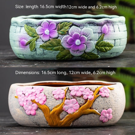 Large Succulent Flower Pot Ceramic - Fun Gifts & More