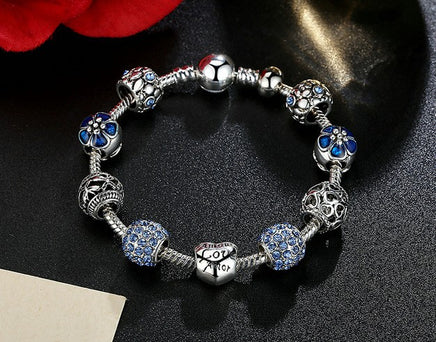 Silver Charm Bracelet - Fun Gifts & More