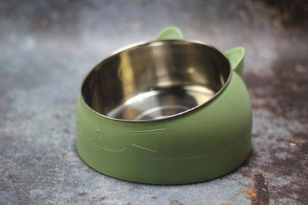 Protective Cervical Cat Bowl Oblique Mouth Pet Bowl - Fun Gifts & More