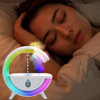 RGB Night Light Water Droplet Sprayer Anti-Gravity Air Humidifier 350ml Creative Home Office Mist Maker Diffuser Christmas Gift - Fun Gifts & More