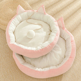 Kitty Cat Bed with Ball - Fun Gifts & More