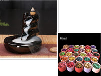 Black Ceramic Incense Burner - Fun Gifts & More