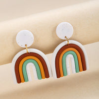 Wave Women's Simia Polymer Clay U-Shaped Earrings - Fun Gifts & More