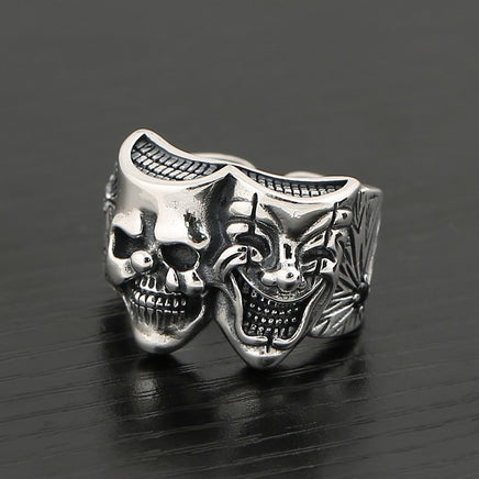 Thai Silver Trendy Silver Sterling Silver Retro Creative Ring - Fun Gifts & More