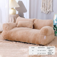 Soft Plush Cat Sofa Bed - Fun Gifts & More