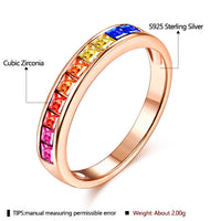 Sterling Silver Female Ring Ethnic Zircon Ring - Fun Gifts & More