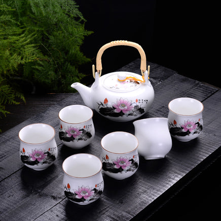 Large-capacity Set Of Ceramic Tea Set With Gift Box - Fun Gifts & More