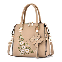 Fashion Flowers Embroidered Handbag Women Shoulder Messenger Bags - Fun Gifts & More