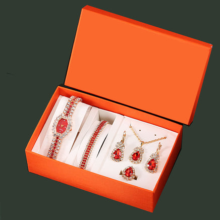 Quartz Watch Earrings Gift Box Set - Fun Gifts & More