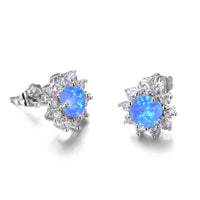 Zircon Stud Earrings in Sterling Silver 925 Earrings - Fun Gifts & More