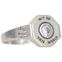 Sterling Silver Inlaid Gemstone Vintage Ring - Fun Gifts & More