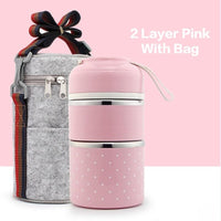 A Portable Stainless Steel Lunch Box - Fun Gifts & More