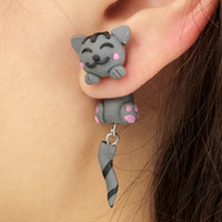 Animal Soft Clay Earrings Cartoon Soft Clay Earrings - Fun Gifts & More