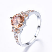 Ring Retro Female Japanese And Korean Purple Zircon Ring Diamond Ring - Fun Gifts & More